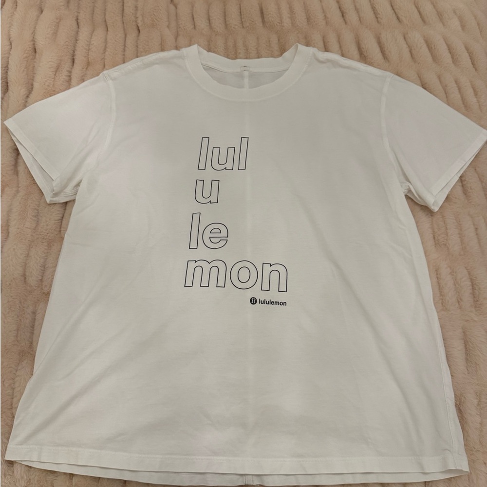 lululemon athletica White Graphic Tee